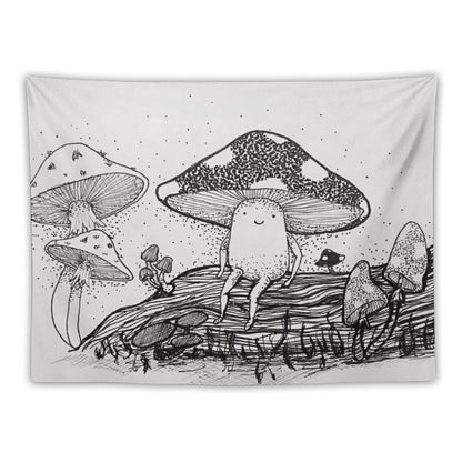 Little Mushroom Tapestry