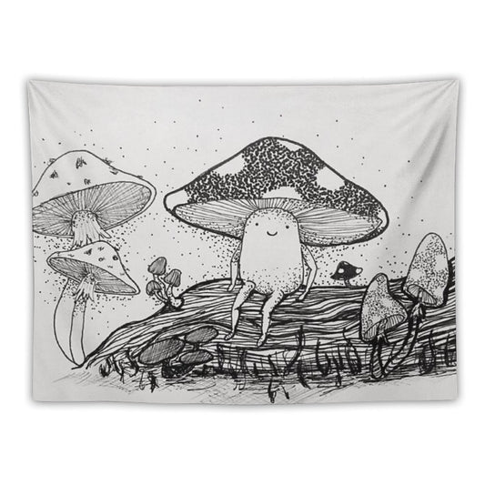 Little Mushroom Tapestry