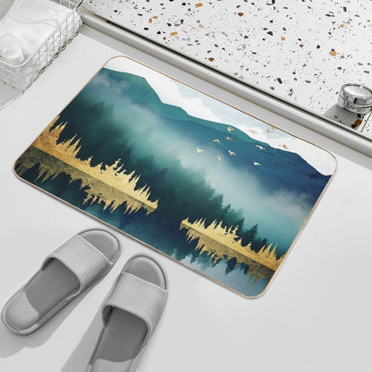 Mist Reflection Bath Mat