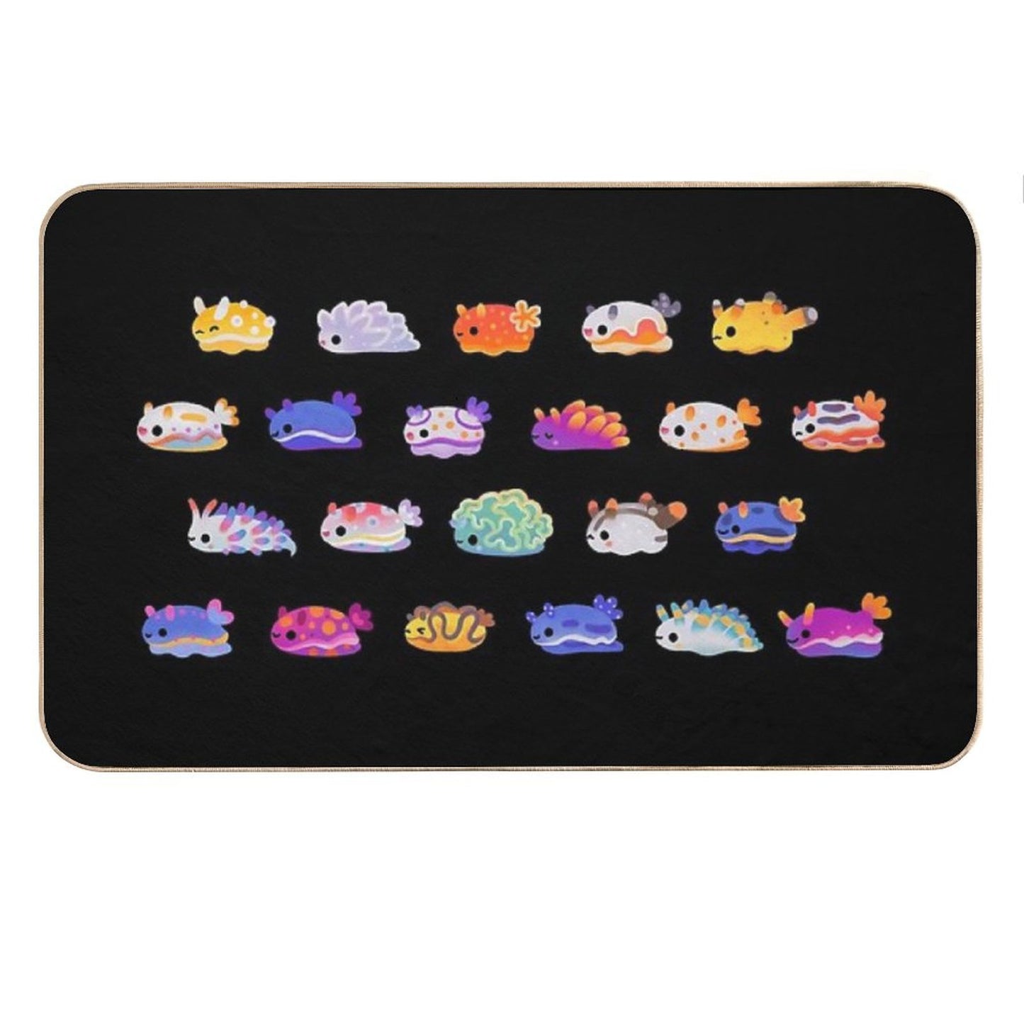 Sea Slug Day Bath Mat