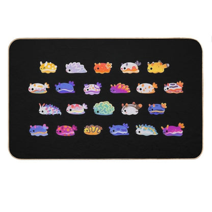 Sea Slug Day Bath Mat