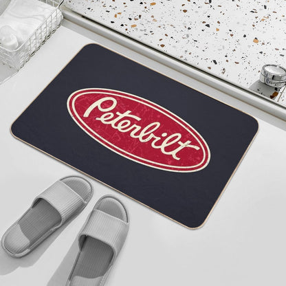 Peterbilt Truck Racing Vintage Bath Mat