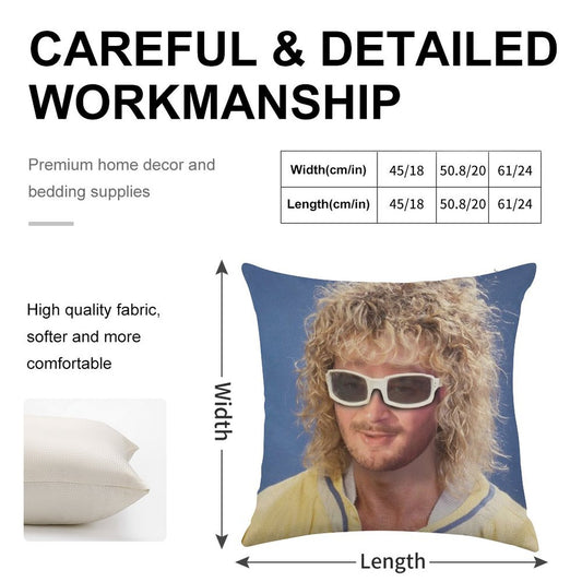 Jul Linen Throw Pillow Cover