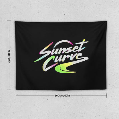 Sunset Curve Tapestry