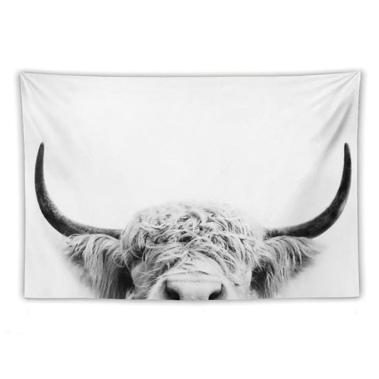 Peeking Cow Tapestry