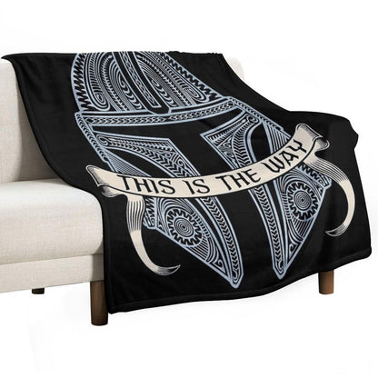 This Is The Way - Tattoo Throw Blanket