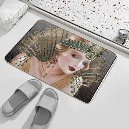 FLAPPER  Vintage 1929 Beautiful Fashion Magazine Advertising Print Bath Mat