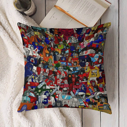 G1 Transformers Autobots Linen Throw Pillow Cover