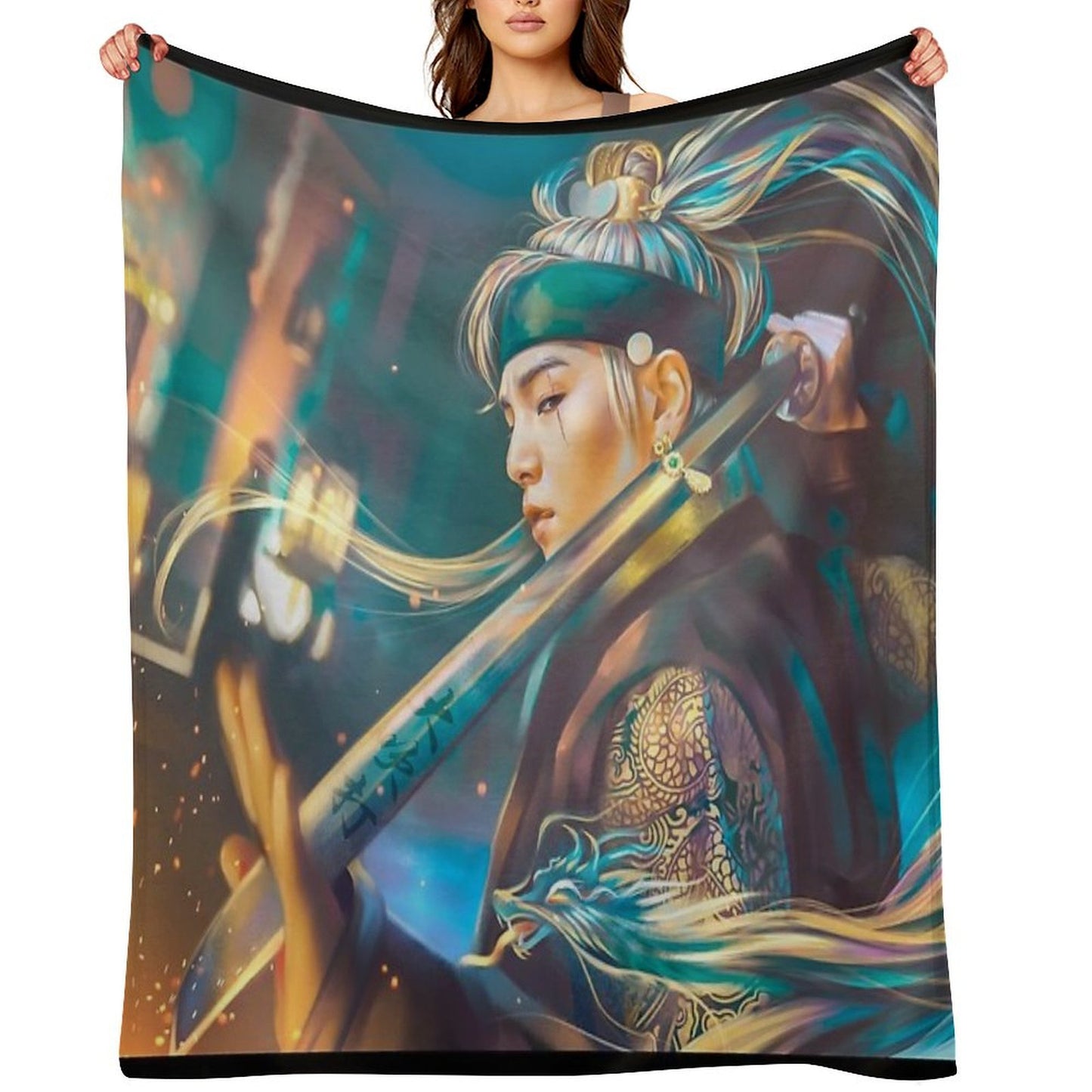 Agust D Daechwita Throw Blanket