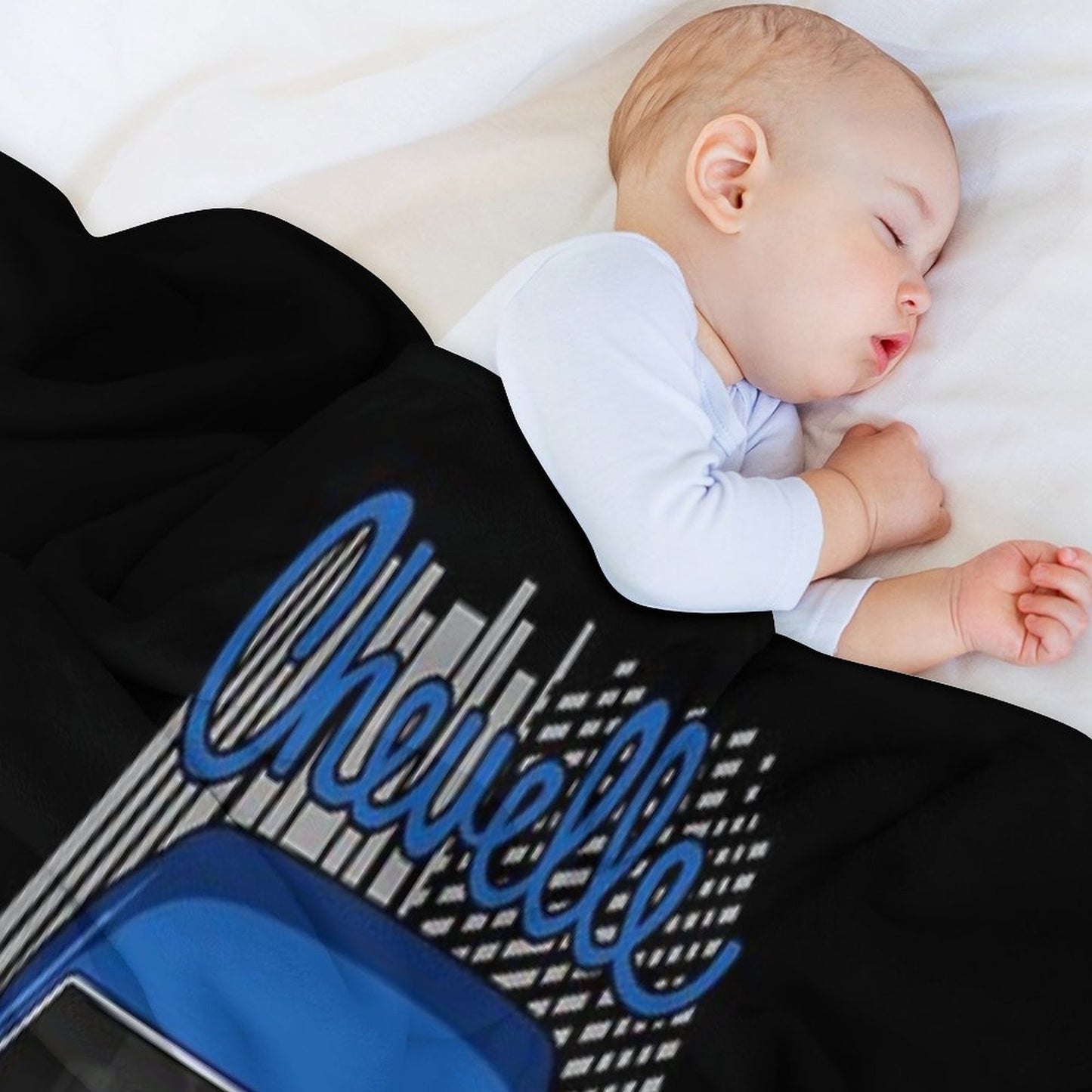 Chevrolet Chevelle SS 1970 - Fathom Blue Throw Blanket
