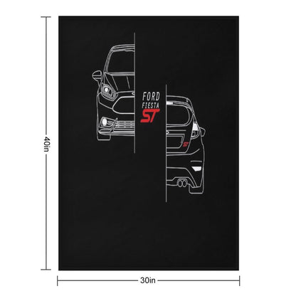 Ford Fiesta ST  Essential Throw Blanket