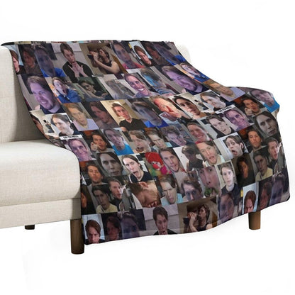 Jerma Collage Throw Blanket
