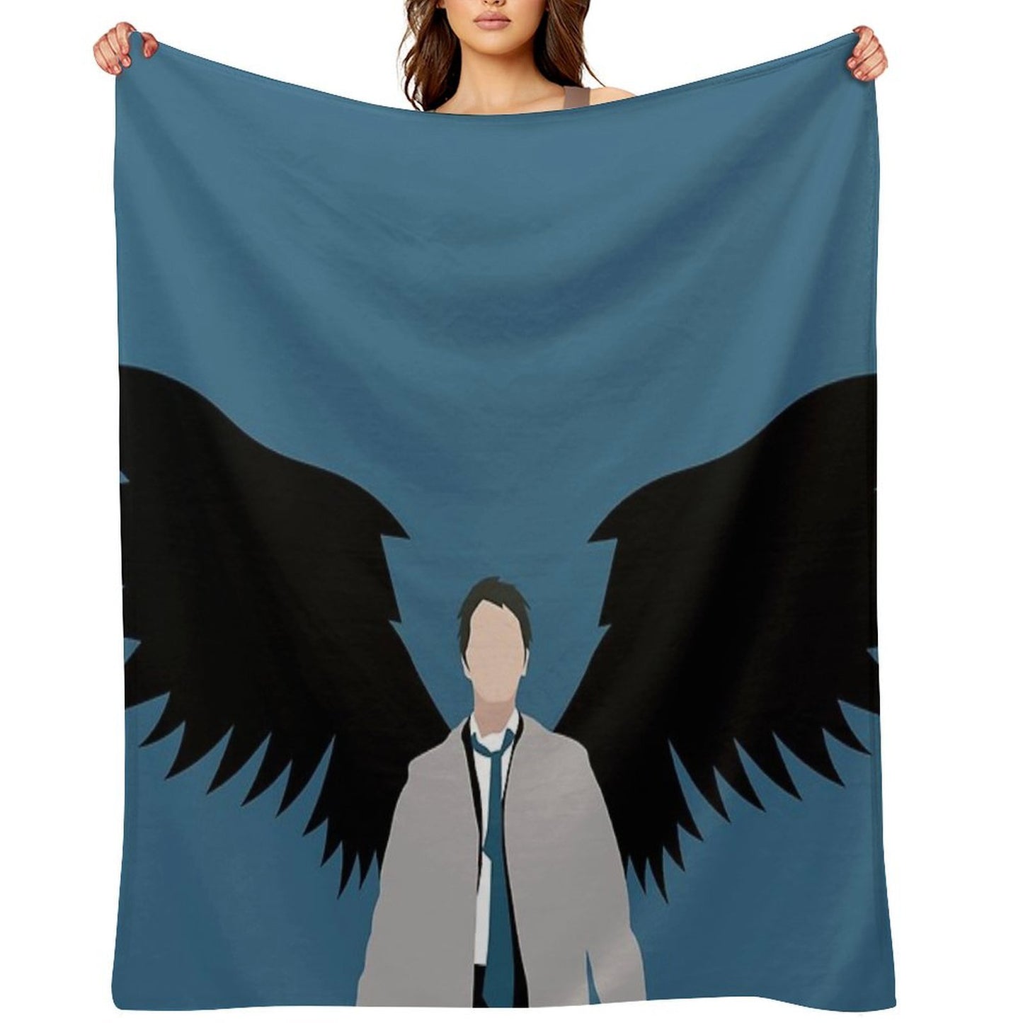 Supernatural - Castiel Throw Blanket