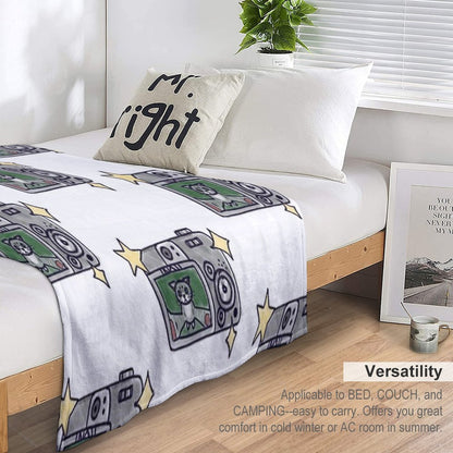 Cat Selfie Throw Blanket