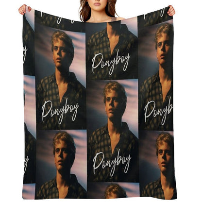 Ponyboy The Outsiders Movie Throw Blanket
