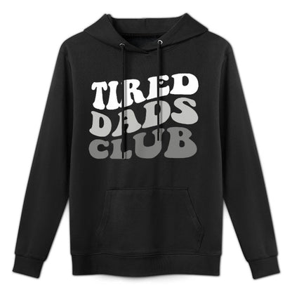 Tired Dad Club Playmat Car Race Track Dad Fathers Day Medium-Weight Fabric Hoodie