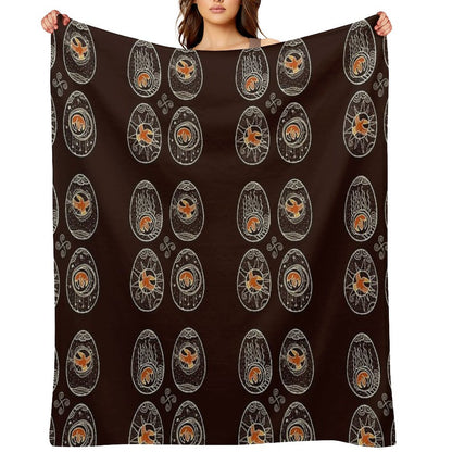Ravens Spring Throw Blanket