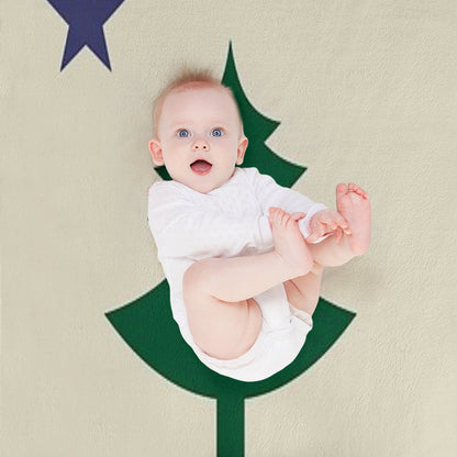 Old Original 1901 Maine State Flag with Pine Tree And Star Throw Blanket