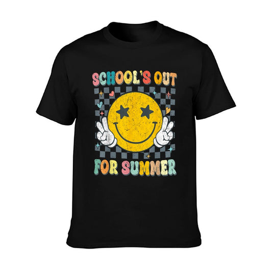 Last Day Of School Retro Schools Out For Summer Teacher T-Shirt
