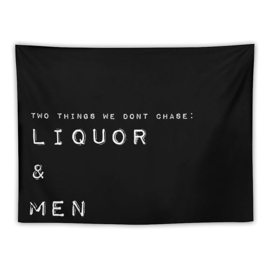 Liquor And Men Tapestry Tapestry
