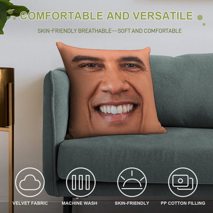 Obama Soft Multiple Sizes Throw Pillow