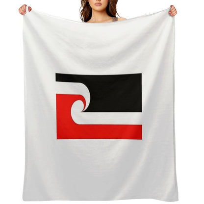 Maori Flag Throw Blanket