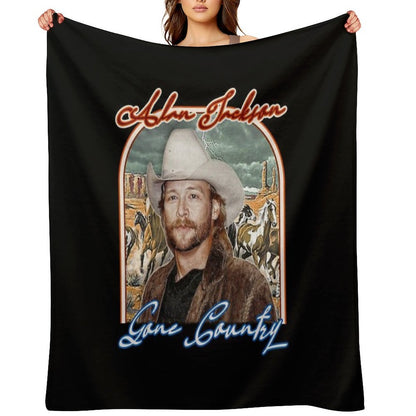 Alan Jackson Throw Blanket