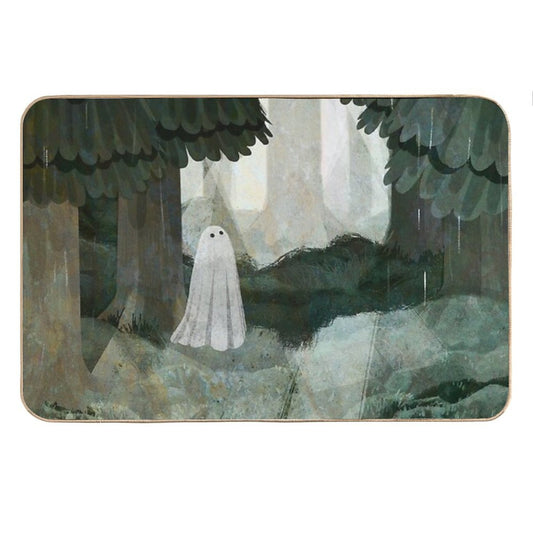 Pine Forest Clearing Bath Mat