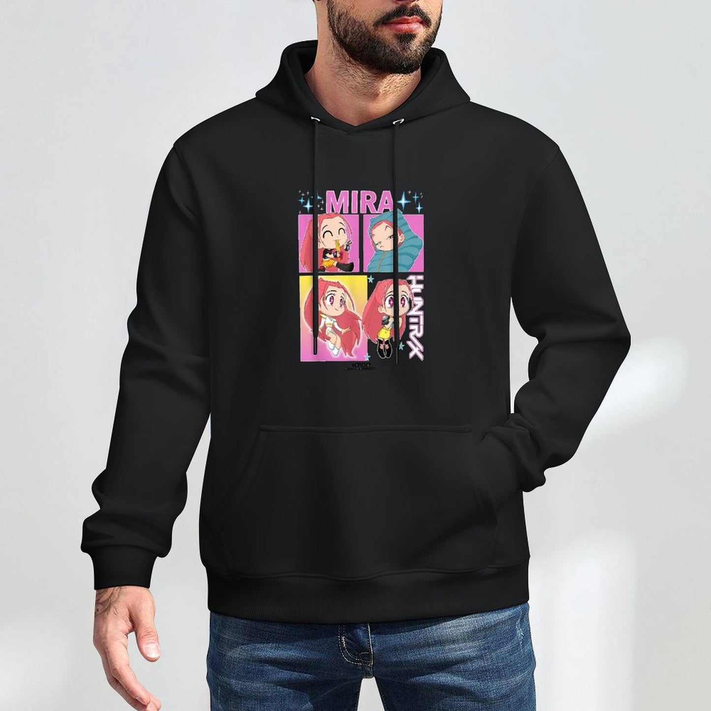 KPop Demon Hunters Mira Officially Licensed Medium-Weight Fabric Hoodie