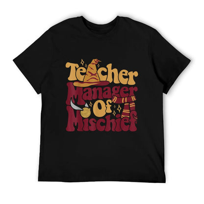 Magical Teacher Shirt Manager Of Mischief Teacher Gifts T-Shirt