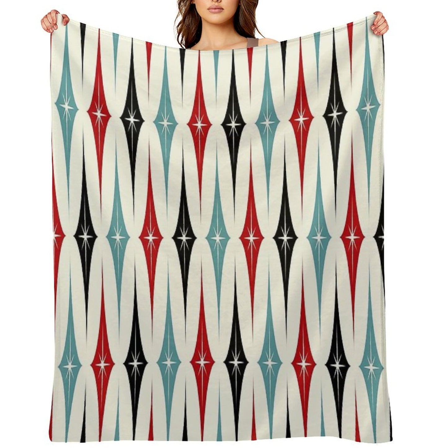 Starburst Diamonds Throw Blanket