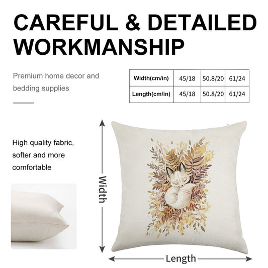 Slumber Linen Throw Pillow Cover