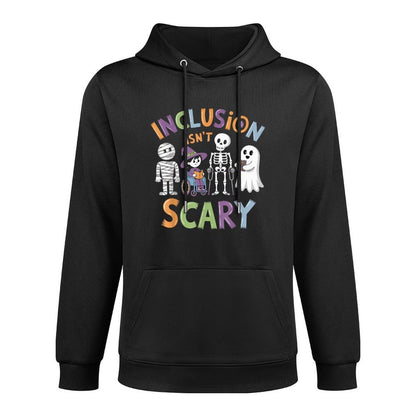 Funny Inclusion Isnt Scary Halloween Sarcastic Disability Moisture-Wicking Hoodie