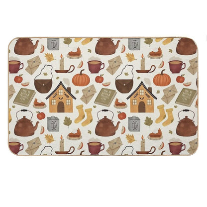 Autumn Cottage Days Bath Mat