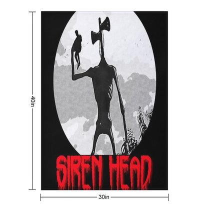 Siren Head Throw Blanket