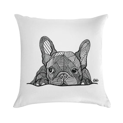 French Bulldog Puppy Soft Durable Construction Throw Pillow