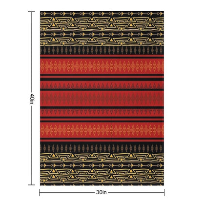 Igorot Pattern Throw Blanket