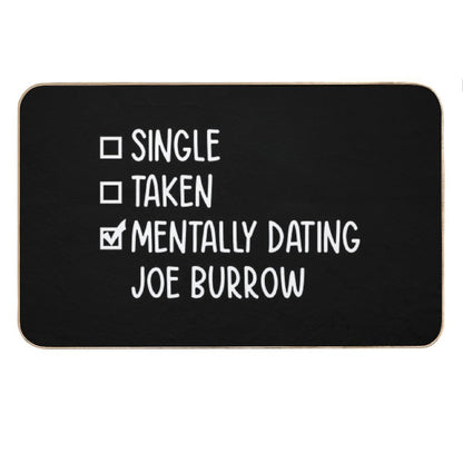 Mentally Dating Joe Burrow #2 Bath Mat