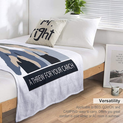 Prude And Trude - Kath And Kim Throw Blanket