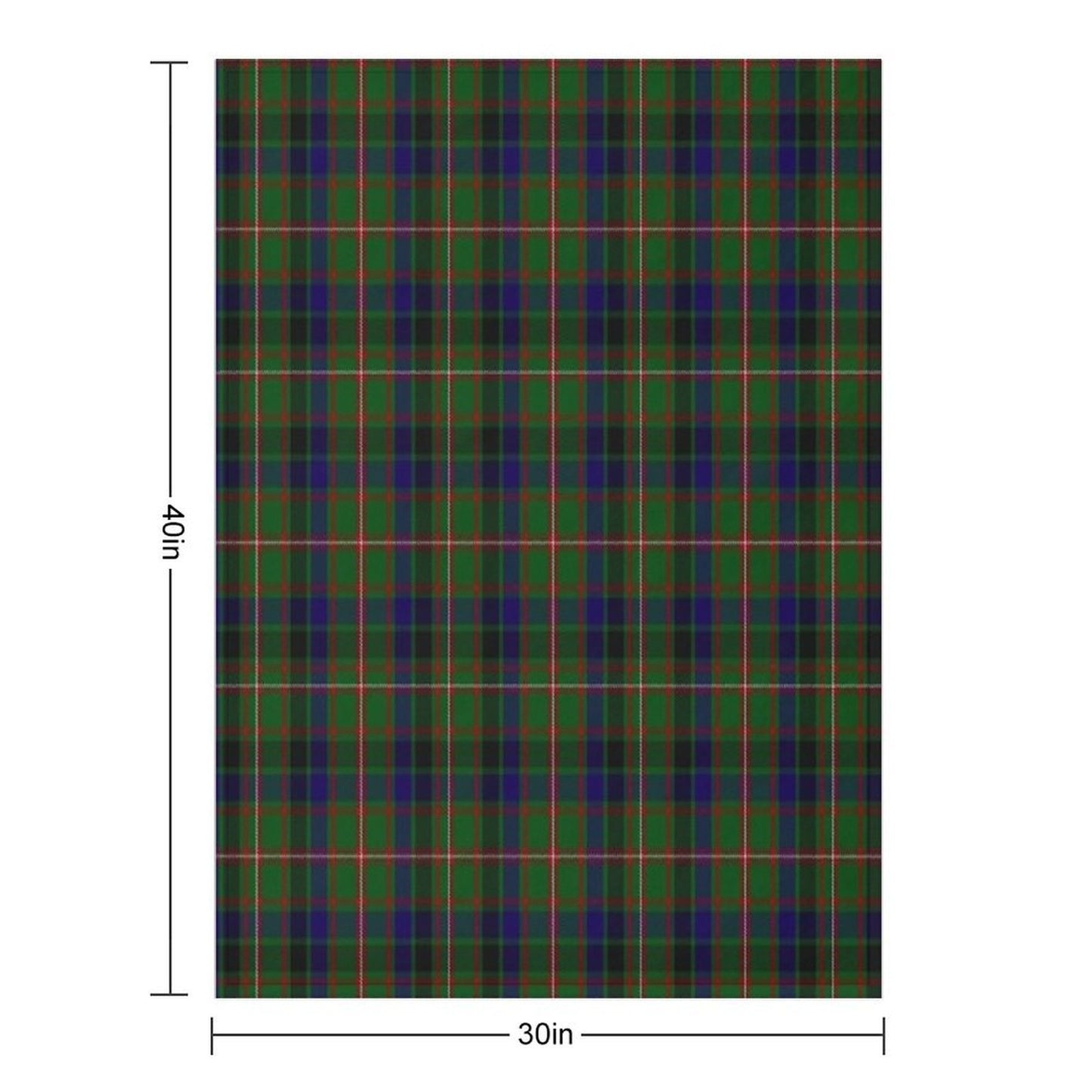 Clan Reid Tartan Throw Blanket