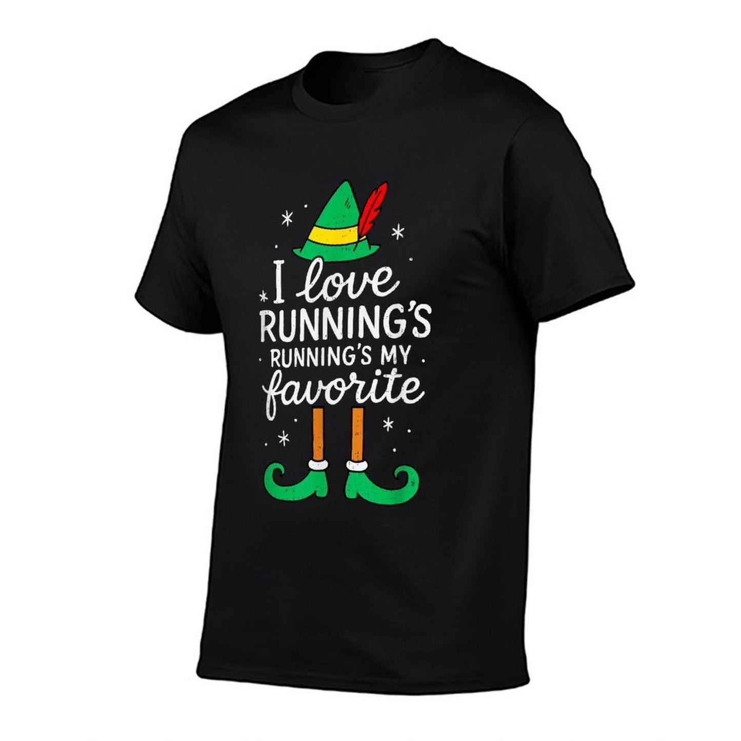 Funny Running Christmas Run Runner Xmasn Girl Boys Kids  Breathable T-Shirt
