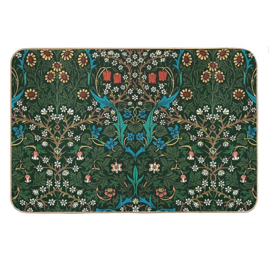 Blackthorn by William Morris, 1892 Bath Mat