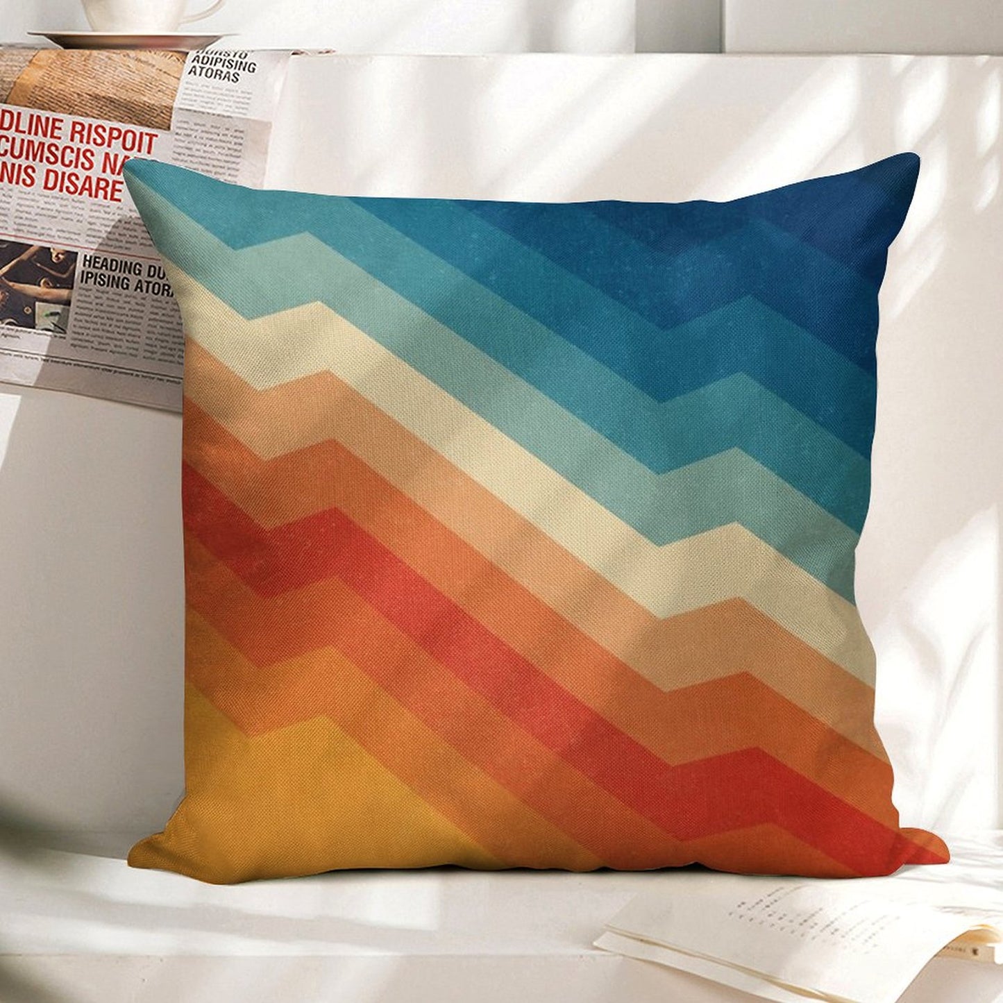 Barricade Linen Throw Pillow Cover