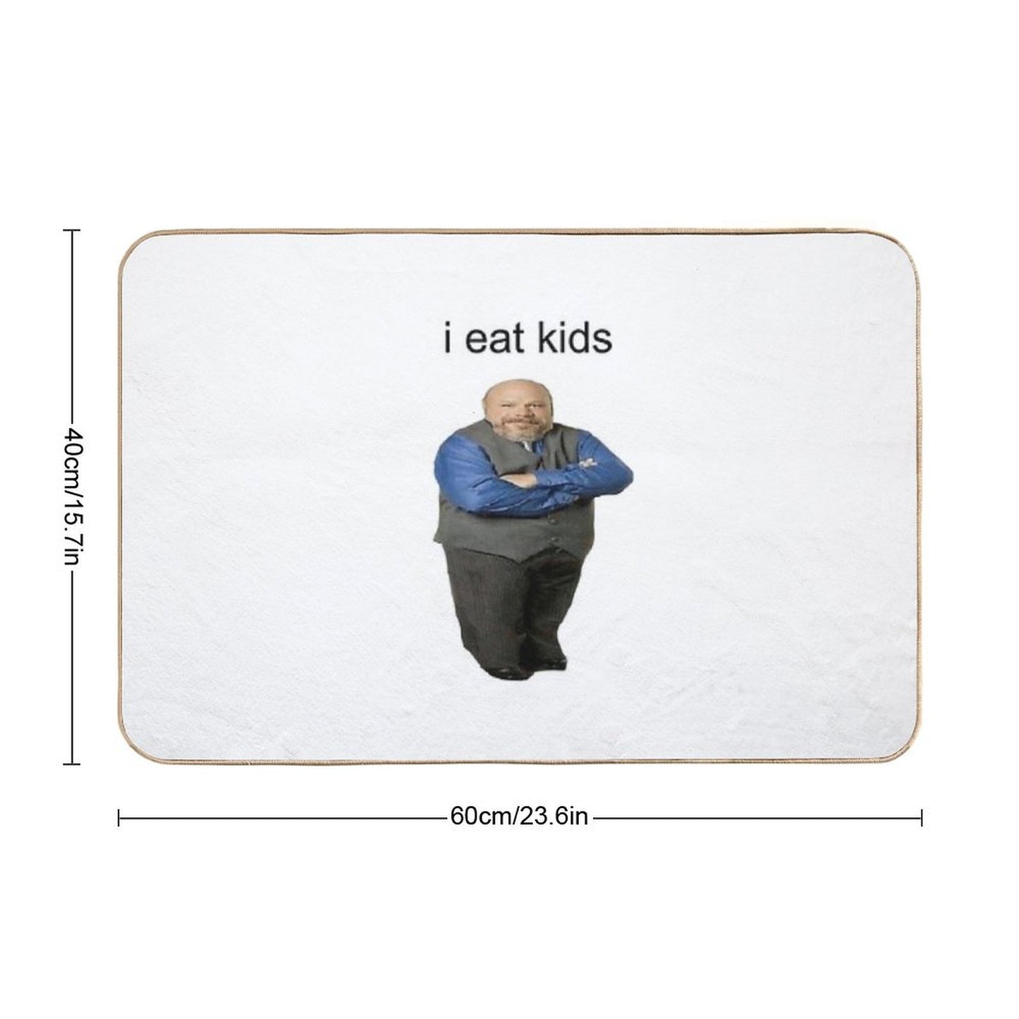 Bertram Eats Kids Bath Mat