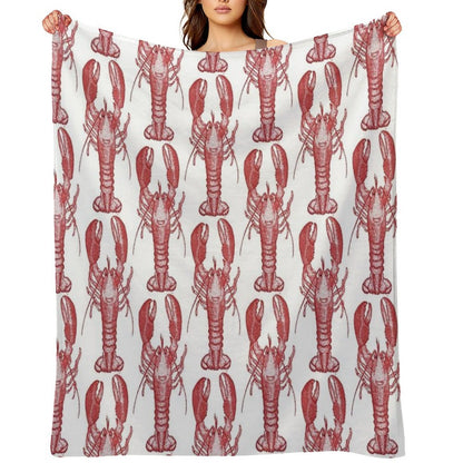 Lobster Throw Blanket