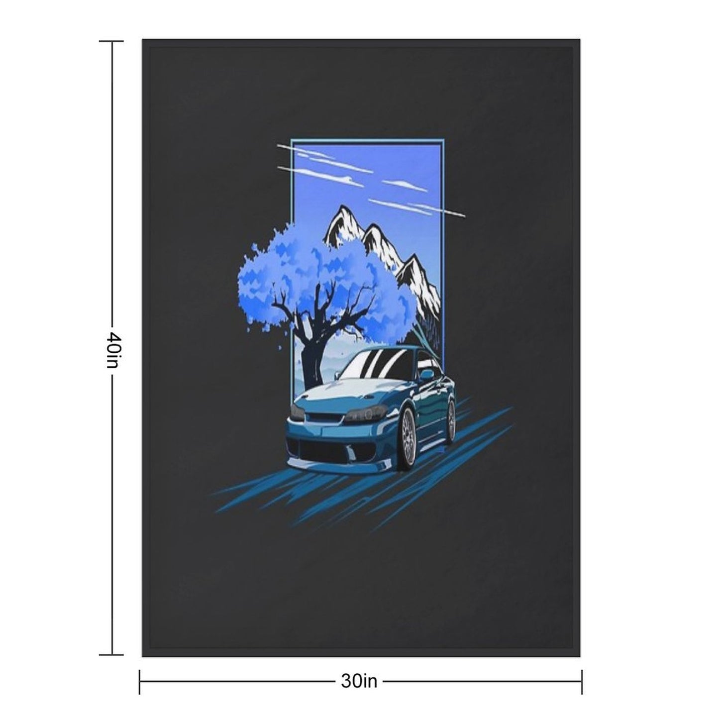 Nissan Silvia S15 Throw Blanket