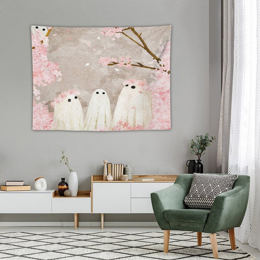 Cherry Blossom Party Tapestry
