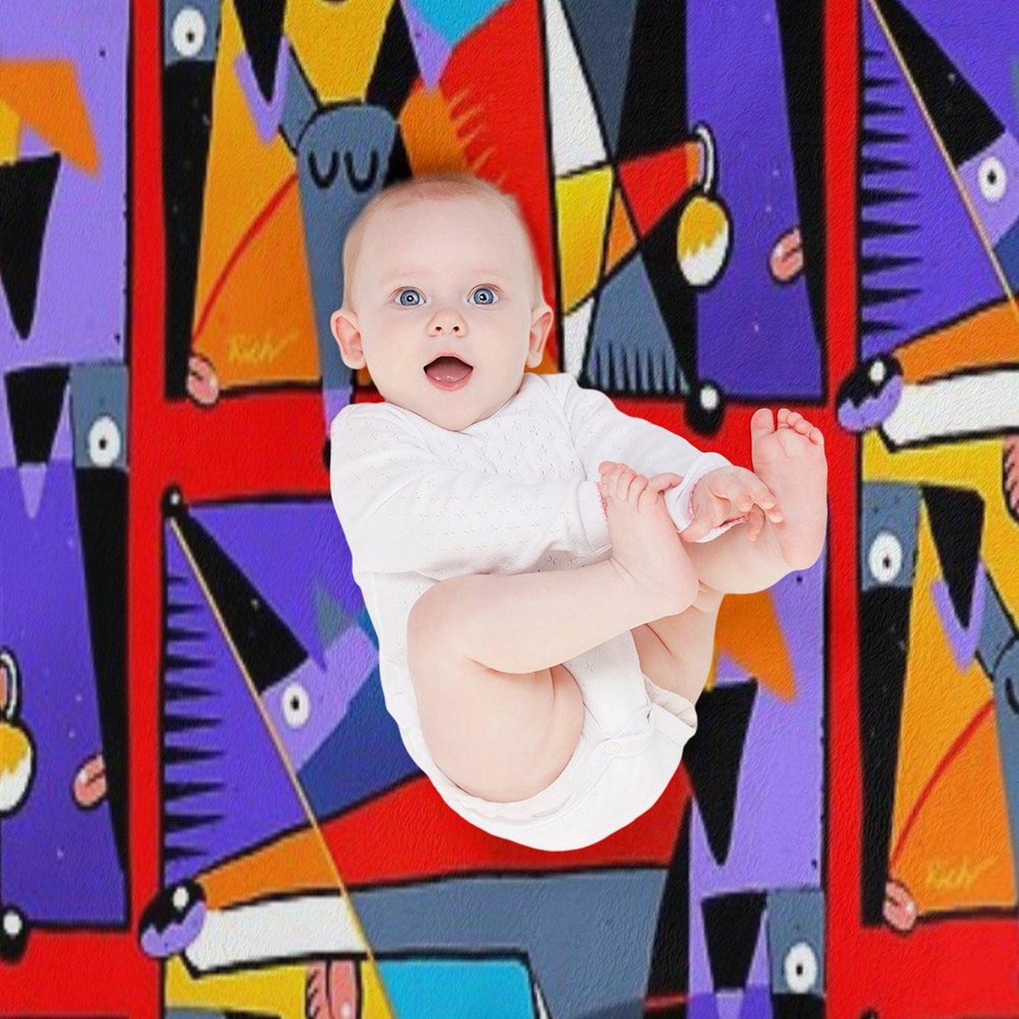 Derpism Throw Blanket