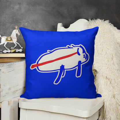 Josh Allen Drawing Linen Throw Pillow Cover