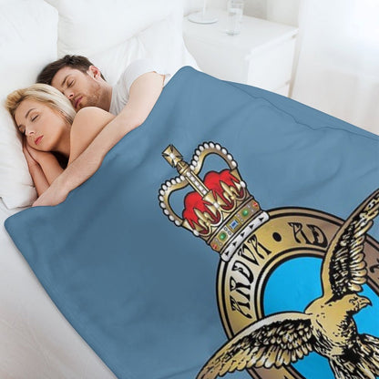 Royal Air Force Badge Throw Blanket